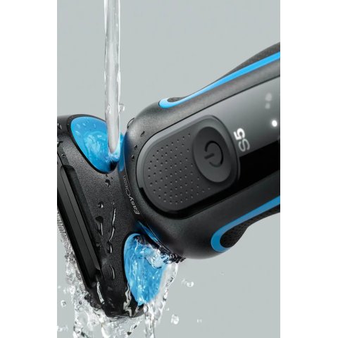 Afeitadora Braun Serie 5 50m1000s 3 Laminas Flexibles Easyclean Bateria De Litio 50min Carga Rapida 