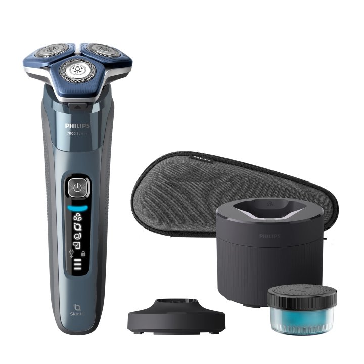 Afeitadora Philips S7882 55 3 Cabezales Flexibles Uso En Humedo Y Seco Inalambrica Recargable App