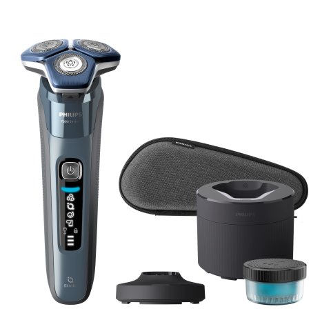 Afeitadora Philips S7882 55 3 Cabezales Flexibles Uso En Humedo Y Seco Inalambrica Recargable App