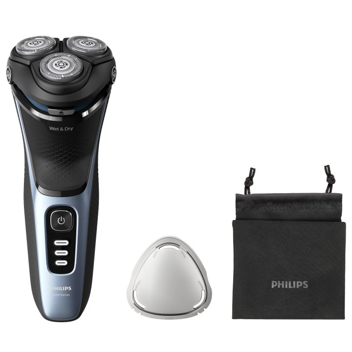 Afeitadora Philips S3243 12 3 Cabezales Flexibles 5d Uso En Humedo Y Seco Inalambrica Recargable 