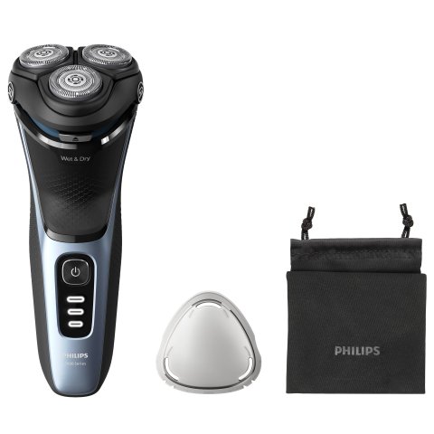 Afeitadora Philips S3243 12 3 Cabezales Flexibles 5d Uso En Humedo Y Seco Inalambrica Recargable 