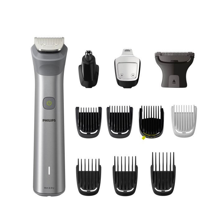 Cortapelos Philips Mg5940 15 Para Cabello, Barba Y Cuerpo 6 Peines Recargable