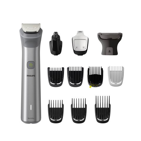 Cortapelos Philips Mg5940 15 Para Cabello, Barba Y Cuerpo 6 Peines Recargable