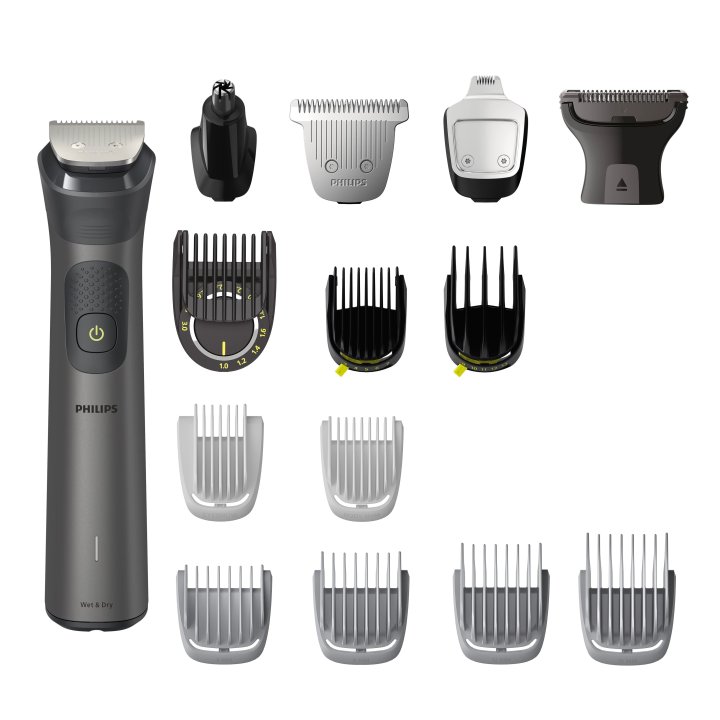 Cortapelos Philips Mg7940 15 Para Cabello, Barba Y Cuerpo 13 Peines Recargable