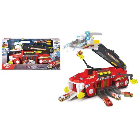 Juguete Dickie Toys Camion De Bomberos Luces Y...