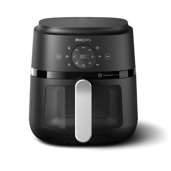 Freidora Por Aire Philips Na221 00 Color Negro 4.2l 1500w Tecnologia Rapidair