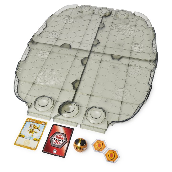 Juguete Bakugan Tablero Deluxe Incluye Sharktar Dorado Exclusivo 