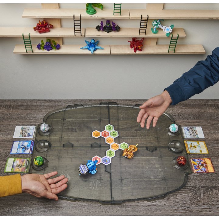 Juguete Bakugan Tablero Deluxe Incluye Sharktar Dorado Exclusivo 