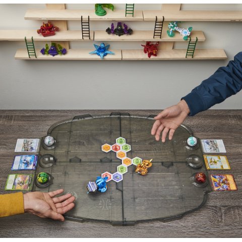 Juguete Bakugan Tablero Deluxe Incluye Sharktar Dorado Exclusivo 