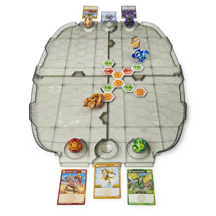 Juguete Bakugan Tablero Deluxe Incluye Sharktar Dorado Exclusivo 