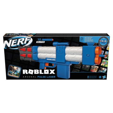Juguete Nerf Roblox Arsenal Pulse Laser Motorizada Con 10 Dardos Elite