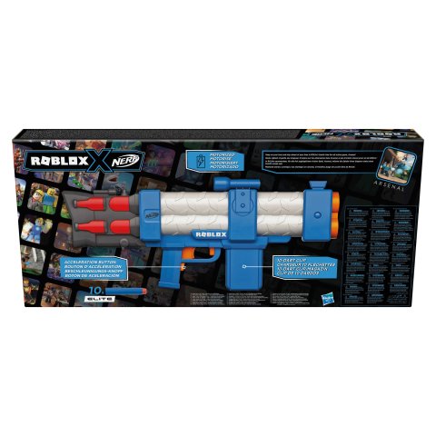 Juguete Nerf Roblox Arsenal Pulse Laser Motorizada Con 10 Dardos Elite
