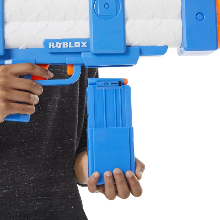 Juguete Nerf Roblox Arsenal Pulse Laser Motorizada Con 10 Dardos Elite