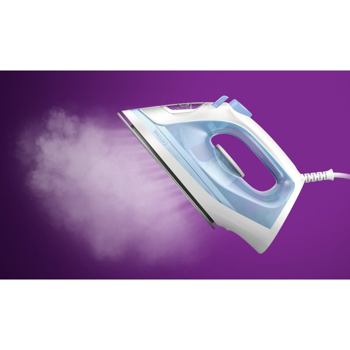 Plancha De Vapor Philips Dst1030 20 Suela Antiadherente 20 G min Vapor 2000w Color Azul