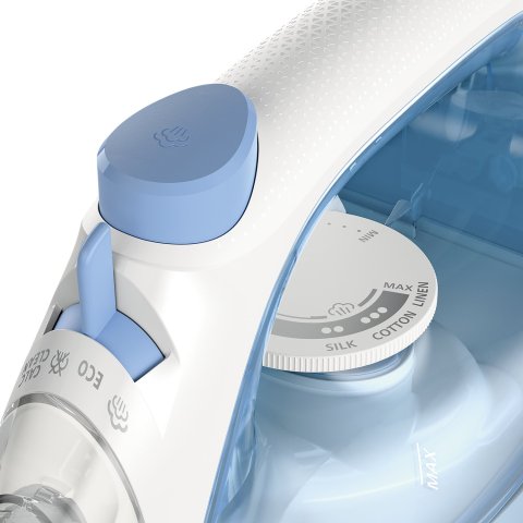 Plancha De Vapor Philips Dst1030 20 Suela Antiadherente 20 G min Vapor 2000w Color Azul