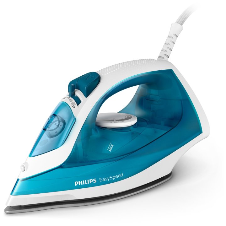 Plancha De Vapor Philips Gc1744 20 Suela Antiadherente  2000w 220ml Color Azul