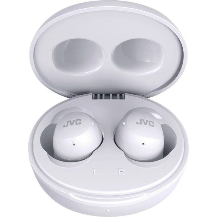 Auricular Intrauditivo Bluetooth Jvc Ha-z66t-w-e Bateria 7.5h Ipx4 Microfono Color Blanco