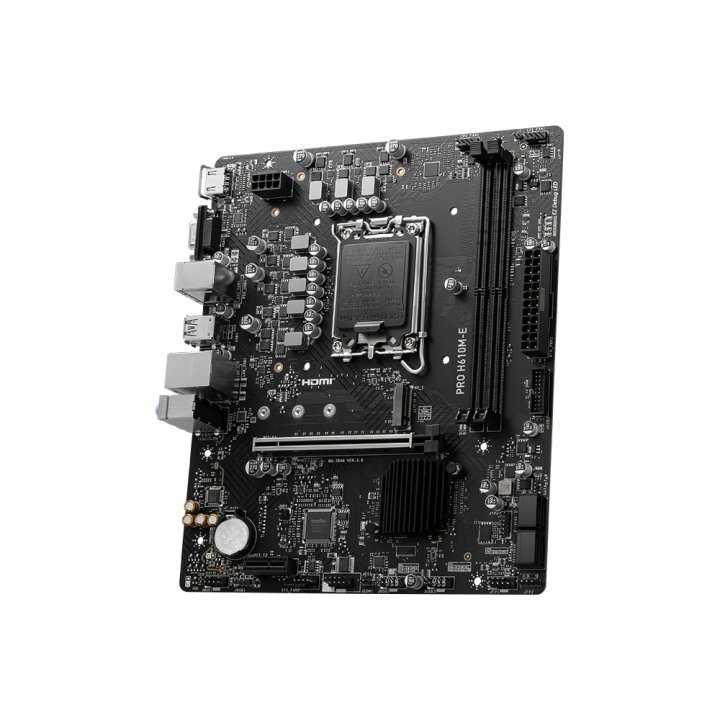 Pb Msi Pro H610m-e M-atx Skt 1700 2xddr5 5600mhz Hdmi Vga Lan 1xm.2