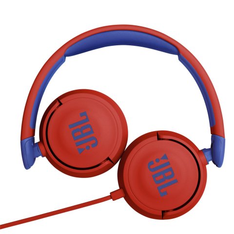 Headset Bluetooth Jbl Jr310-bl rd Bt 5.2 Ligeros Pleagbles Bateria 30h Color Azul Y Rojo