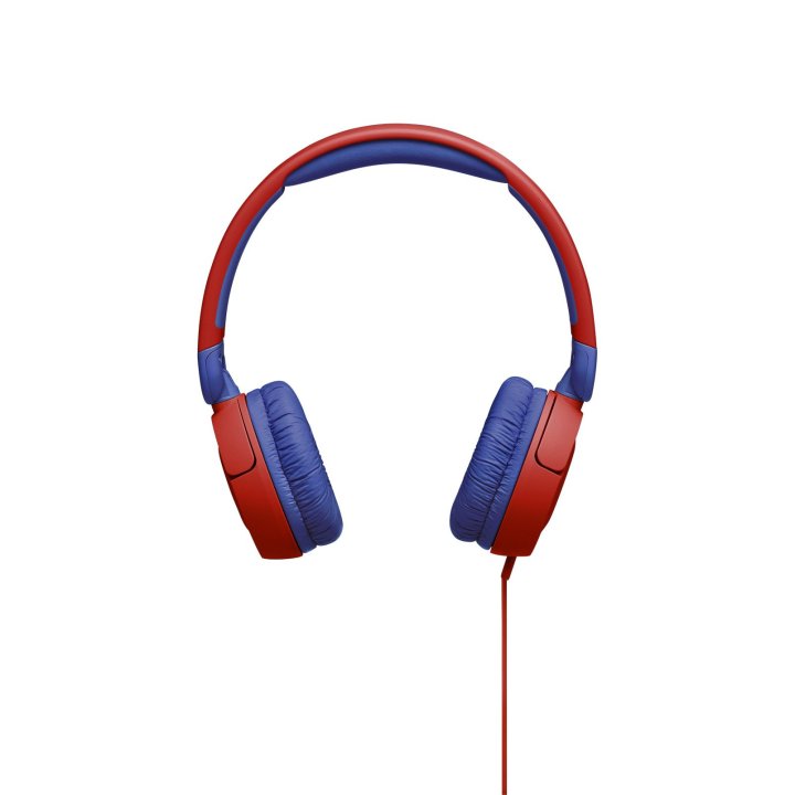 Headset Bluetooth Jbl Jr310-bl rd Bt 5.2 Ligeros Pleagbles Bateria 30h Color Azul Y Rojo