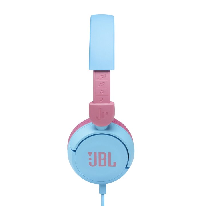 Headset Bluetooth Jbl Jr310-bl pk Bt 5.2 Ligeros Pleagbles Bateria 30h Color Azul Y Rosa