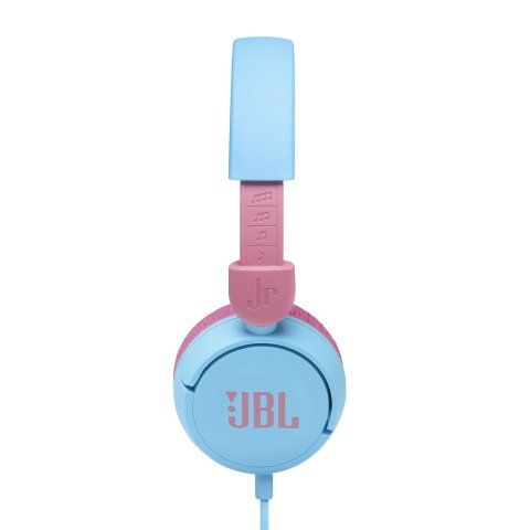 Headset Bluetooth Jbl Jr310-bl pk Bt 5.2 Ligeros Pleagbles Bateria 30h Color Azul Y Rosa