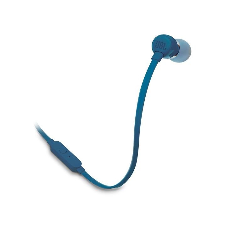 Auricular Intrauditivo Jbl Tune T160 Blue Microfono Jack 3.5mm Sonido Pure Bass Color Azul