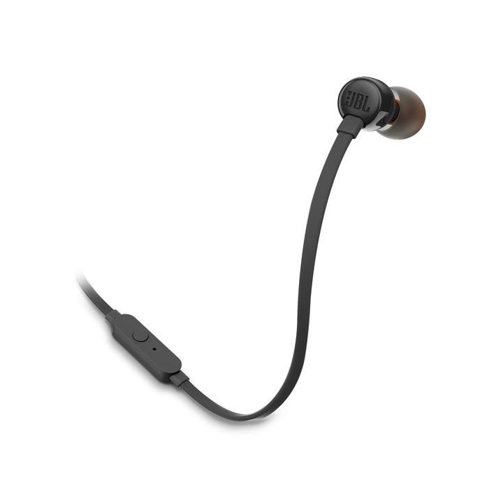 Auricular Intrauditivo Jbl Tune T160 White Microfono Jack 3.5mm Sonido Pure Bass Color Negro