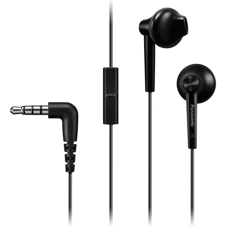 Auricular Intrauditivo Panasonic Rp-tcm55e-k Jack 3.5mm  Color Negro