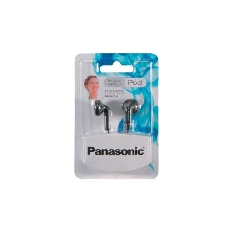Auricular Intrauditivo Panasonic Rp-hv094e-k Jack 3.5mm  Color Negro