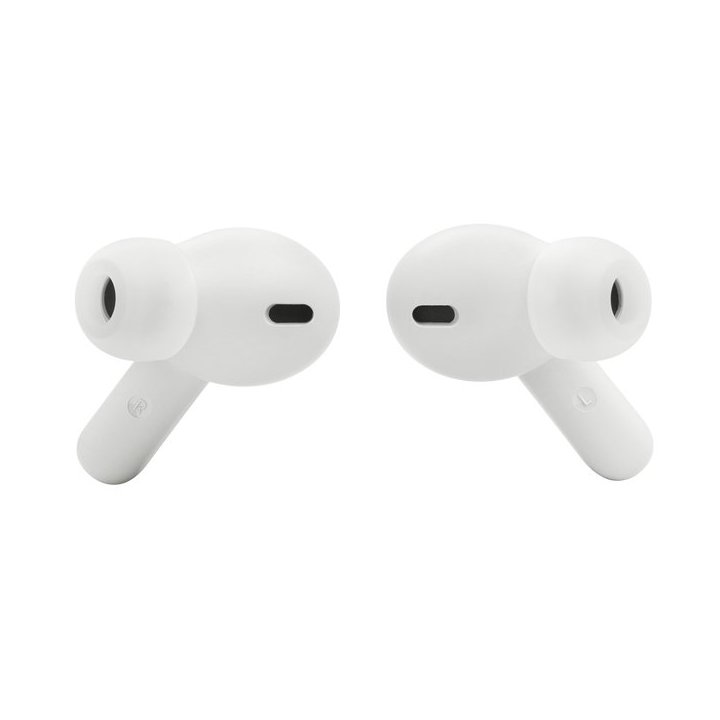 Auricular Intrauditivo Bluetooth Jbl Wave Beam Wh 32h Deepbass Ipx2 Color Blanco