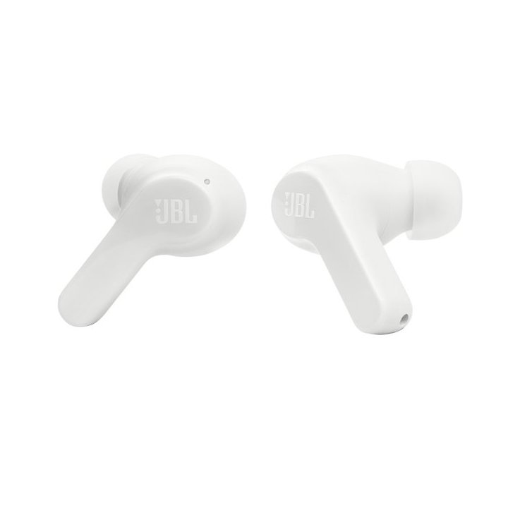 Auricular Intrauditivo Bluetooth Jbl Wave Beam Wh 32h Deepbass Ipx2 Color Blanco