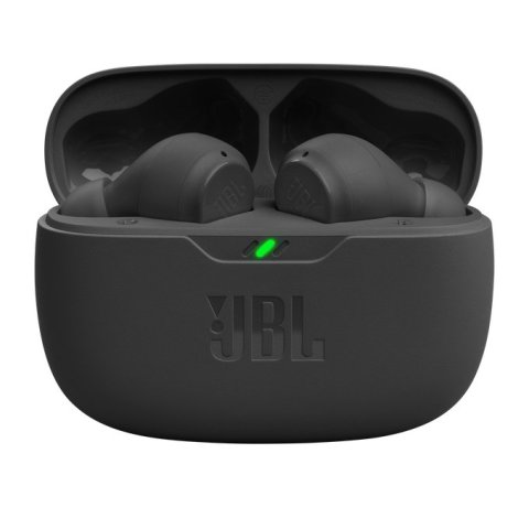 Auricular Intrauditivo Bluetooth Jbl Wave Beam Bk 32h Deepbass Ipx2 Color Negro