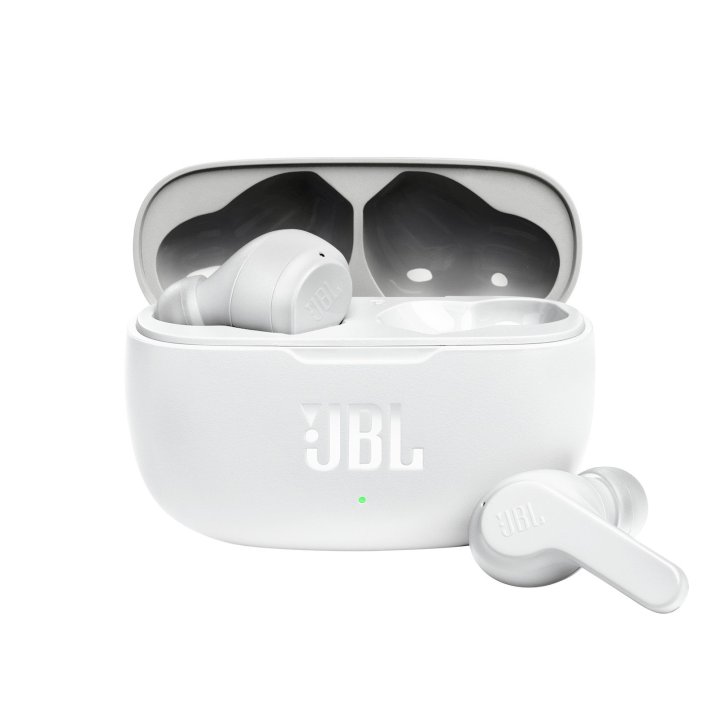 Auricular Intrauditivo Bluetooth Jbl True Wireless Wave W200tws Blanco Mic Bt 5.0 Deep Bass
