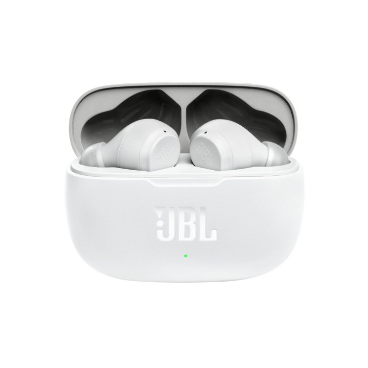 Auricular Intrauditivo Bluetooth Jbl True Wireless Wave W200tws Blanco Mic Bt 5.0 Deep Bass