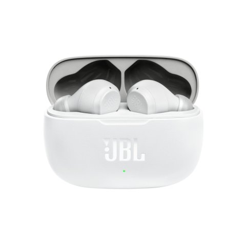 Auricular Intrauditivo Bluetooth Jbl True Wireless Wave W200tws Blanco Mic Bt 5.0 Deep Bass