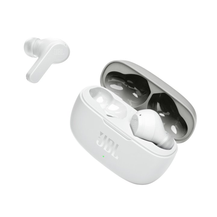 Auricular Intrauditivo Bluetooth Jbl True Wireless Wave W200tws Blanco Mic Bt 5.0 Deep Bass