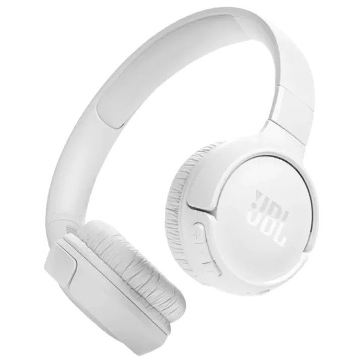 Headset Bluetooth Jbl Tune 520bt Wh Ligeros Plegables Bateria 57h Color Blanco