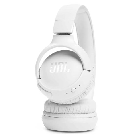 Headset Bluetooth Jbl Tune 520bt Wh Ligeros Plegables Bateria 57h Color Blanco