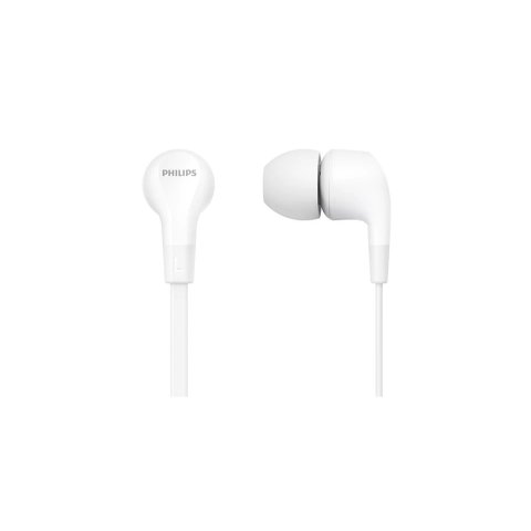 Auricular Intrauditivo Philips Tae1105wt 00 Jack 3.5mm Microfono Color Blanco