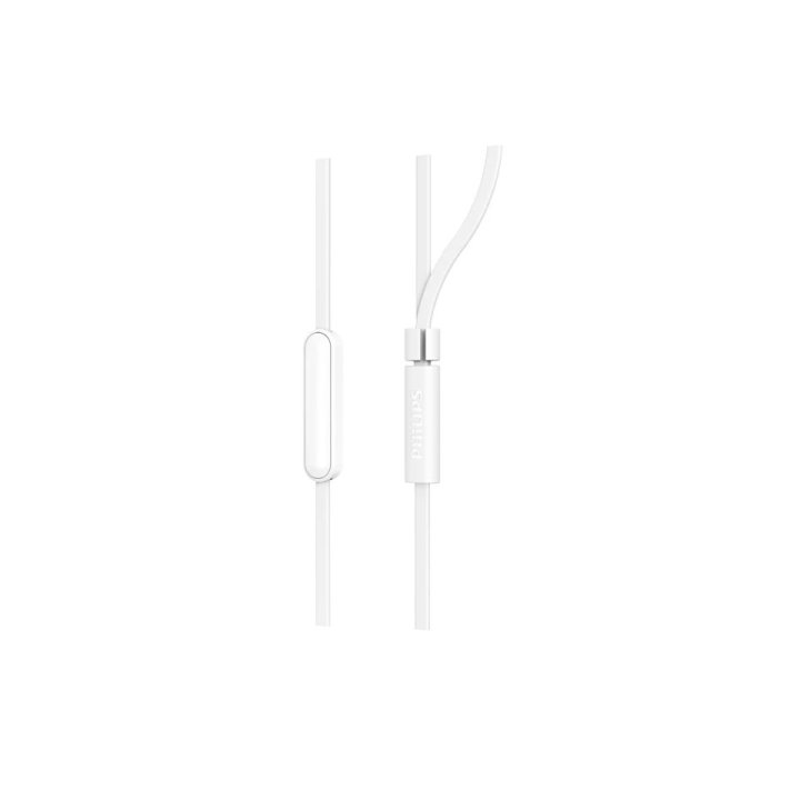 Auricular Intrauditivo Philips Tae1105wt 00 Jack 3.5mm Microfono Color Blanco