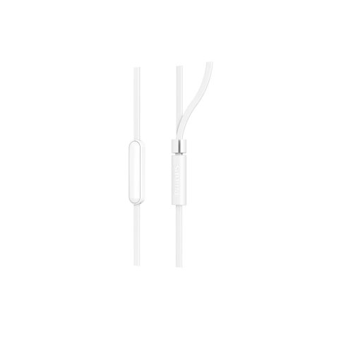 Auricular Intrauditivo Philips Tae1105wt 00 Jack 3.5mm Microfono Color Blanco