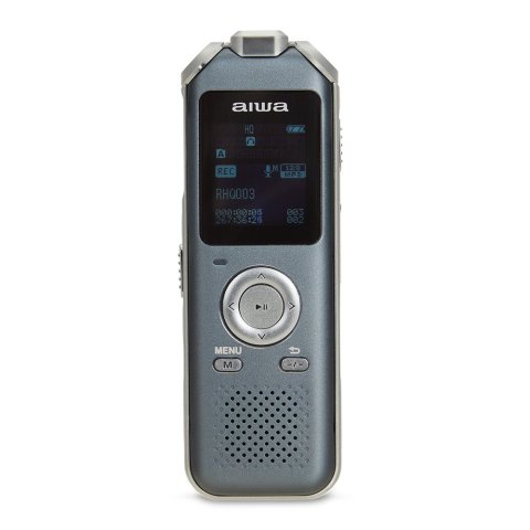 Grabadora De Voz Aiwa Dvr-m700 16gb 275h Microsd Lcd Radio Bateria Litio