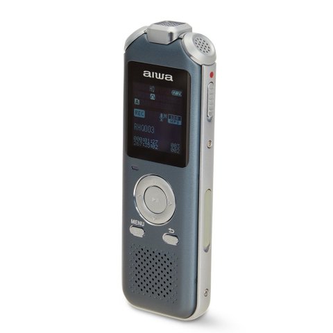 Grabadora De Voz Aiwa Dvr-m700 16gb 275h Microsd Lcd Radio Bateria Litio