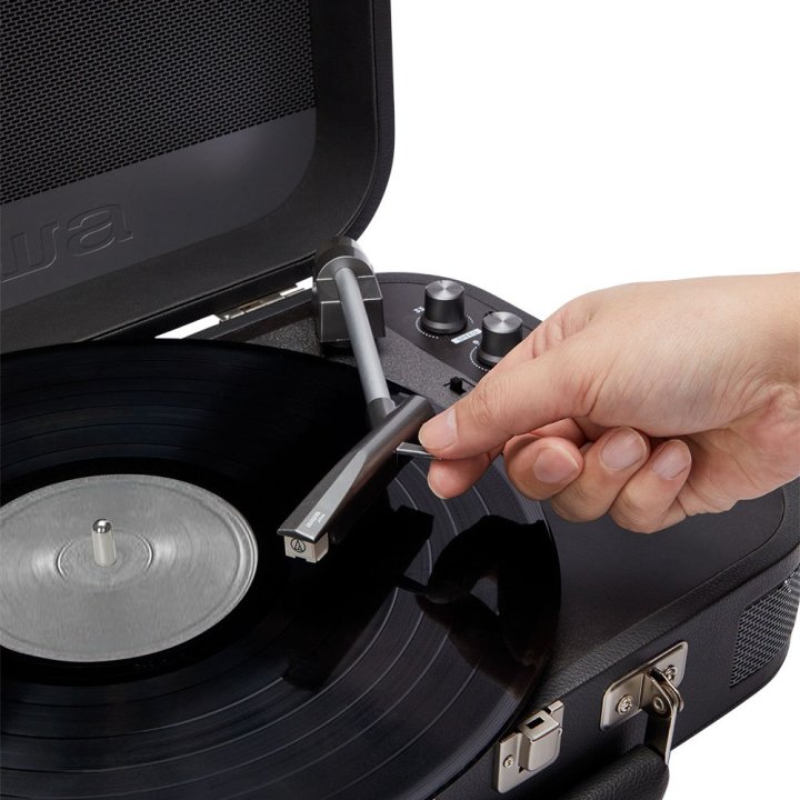 Tocadiscos Bluetooth Aiwa Vpx-1951 tn Bt 5.0 33 45 Rpm Grabacion Usb Altavoces Maletin Vintage Colortitanio