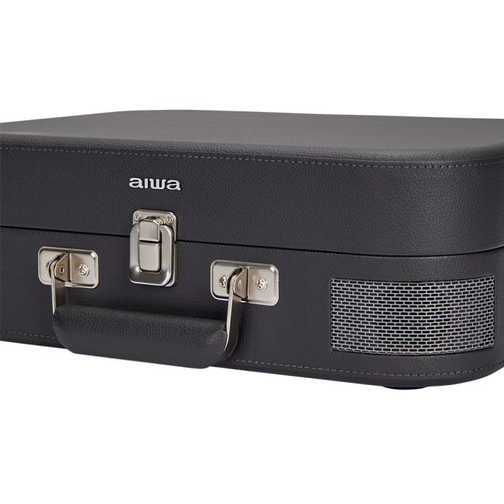 Tocadiscos Bluetooth Aiwa Vpx-1951 tn Bt 5.0 33 45 Rpm Grabacion Usb Altavoces Maletin Vintage Colortitanio