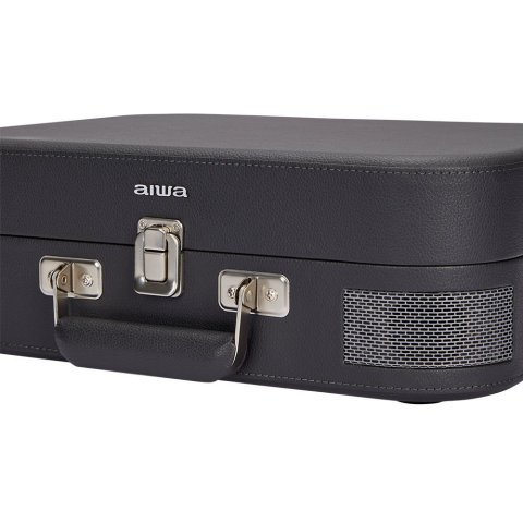 Tocadiscos Bluetooth Aiwa Vpx-1951 tn Bt 5.0 33 45 Rpm Grabacion Usb Altavoces Maletin Vintage Colortitanio