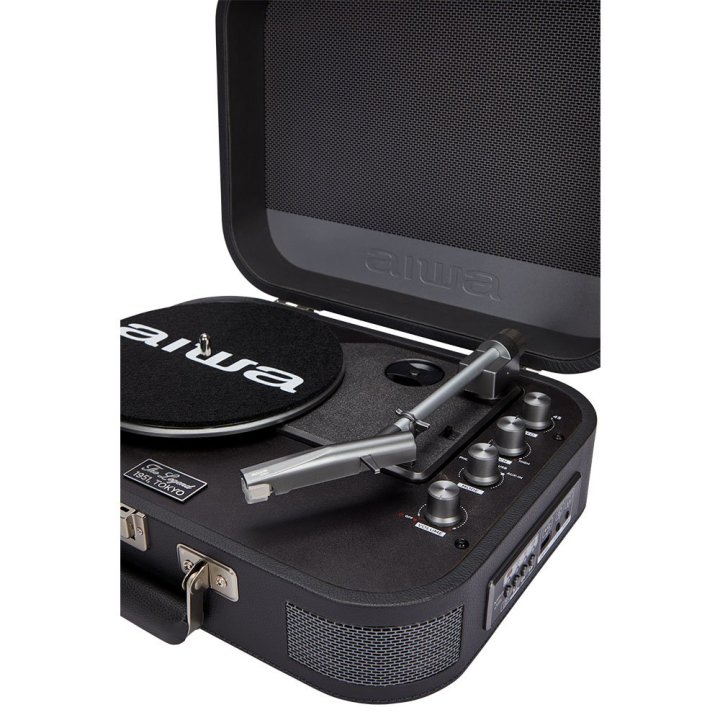 Tocadiscos Bluetooth Aiwa Vpx-1951 tn Bt 5.0 33 45 Rpm Grabacion Usb Altavoces Maletin Vintage Colortitanio