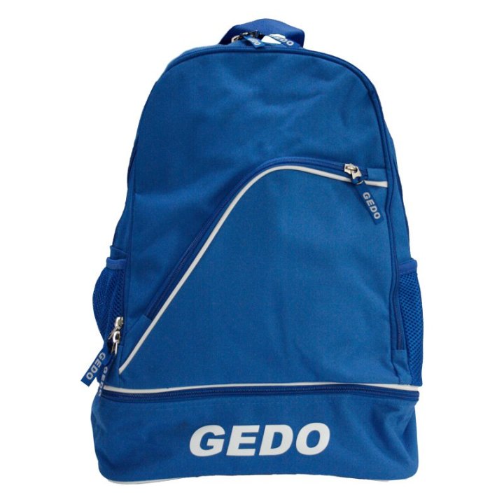 Mochila Gedo Napoli 4 Compartimientos Uno Inferior Para Botas Acolchada Color Azul Navy