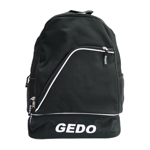 Mochila Gedo Napoli 4 Compartimientos Uno Inferior Para Botas Acolchada Color Negra